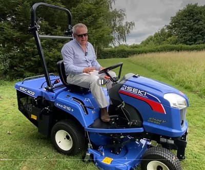 Iseki SXG216 Diesel Ride on Mower with Collector with £500.00 Cash back offer