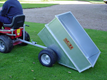 SCH Large Capacity Galvanised Tipping Dump Trailer - Wide Profile Wheels GT/GALV