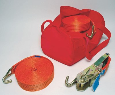 10m Strap Complete with Hooks to Hold 2500kg (4 Pack) No LR057