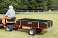 SCH Two wheel timber 15CWT Tipping Trailer GWTS15