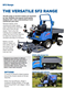 Iseki SF2 Front Cut Ride on Mower Range