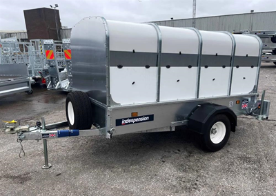 Indespension Braked 8' x 4' x 4' High Livestock Trailer (LT14084)