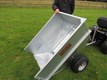 SCH Large Capacity Galvanised Tipping Trailer, Wide Profile Wheels GT/GALV