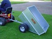 SCH Large Capacity Galvanised Tipping Trailer, Wide Profile Wheels GT/GALV