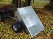 SCH Galvanised Tipping Dump Trailer - Flotation Wheels QDT