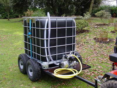 SCH 900 Litre 4 Wheeled Towed Water Unit c/w Petrol Pump (EWC(P)