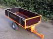 SCH Two wheel timber 15CWT Tipping Trailer GWTS15