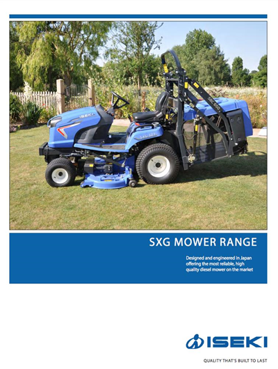 Iseki SXG Ride on Mower Range