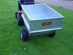 SCH Large Capacity Galvanised Tipping Trailer, Wide Profile Wheels GT/GALV