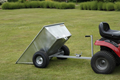 SCH Galvanised Tipping Dump Trailer - Wide Profile Wheels GDTT/GALV