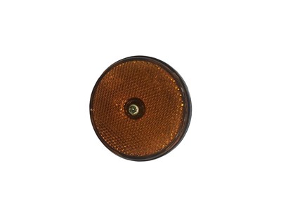 Amber Self Adhesive Circular Reflector No EL379