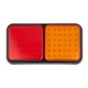 A Twin Pod LED Red/Amber Rear Combination Light (10-30V) No EL264V