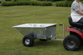 SCH Galvanised Tipping Dump Trailer - Wide Profile Wheels GDTT/GALV